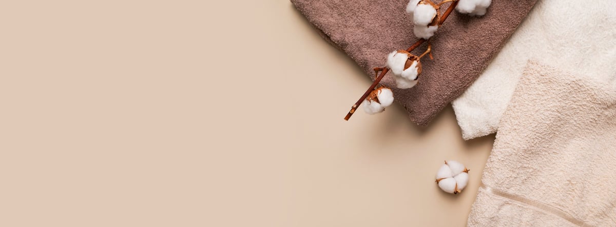 Toallas y textiles naturales de spa