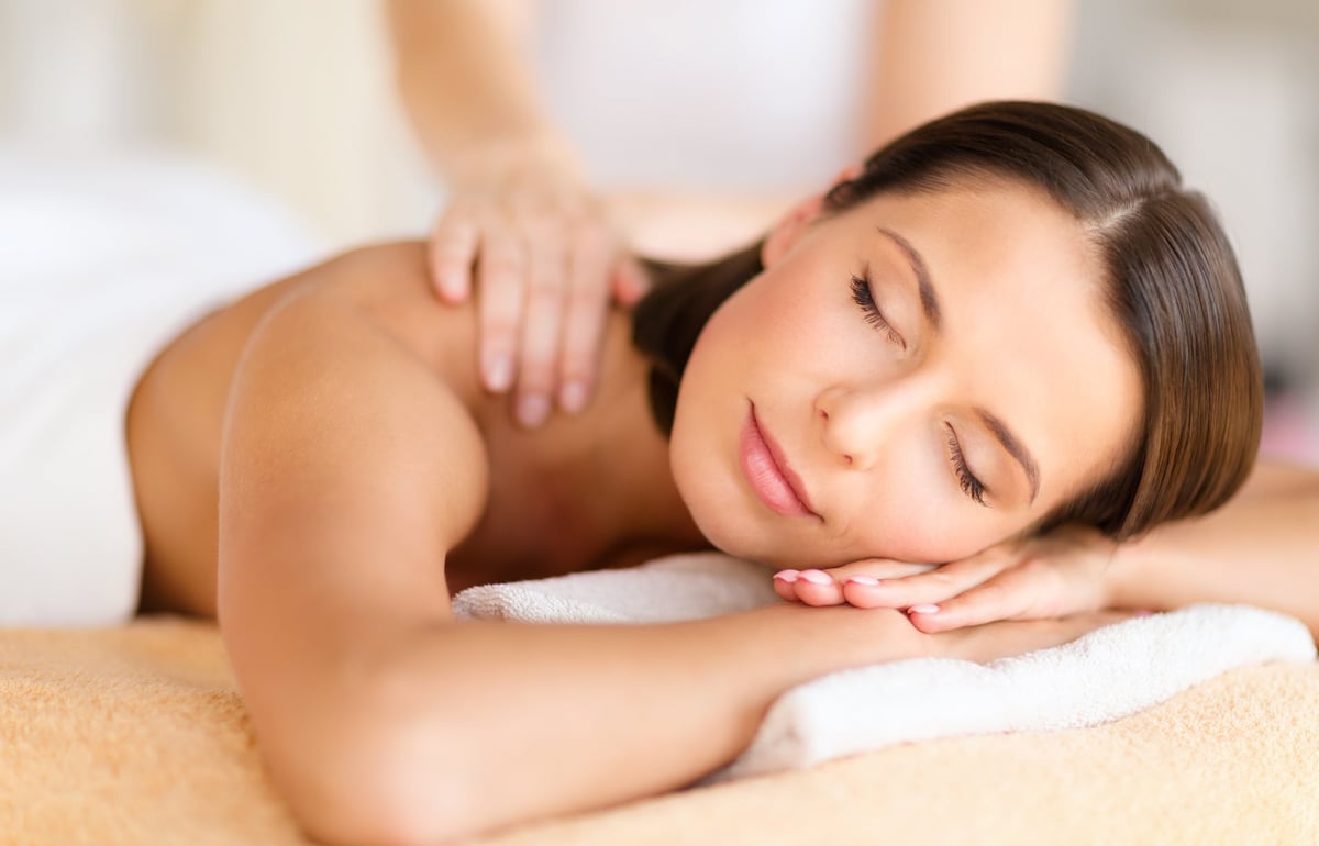 Momento de relajación en spa