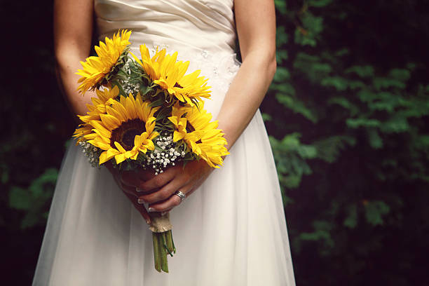 Ramo de Novia de Girasoles y istockphoto