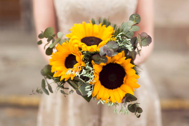 Girasoles y Eucalipto