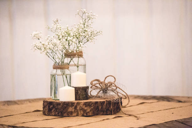 troco de madera artificial para decorar boda