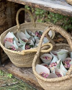 cestas para boda, cesta para flores, cestas para pétalos